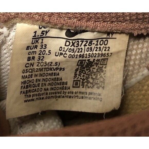 Nike Air Force 1 Low LV8 Ice Cream GS DX3727-100 Kids AF1 Size 1.5Y - Picture 13 of 14